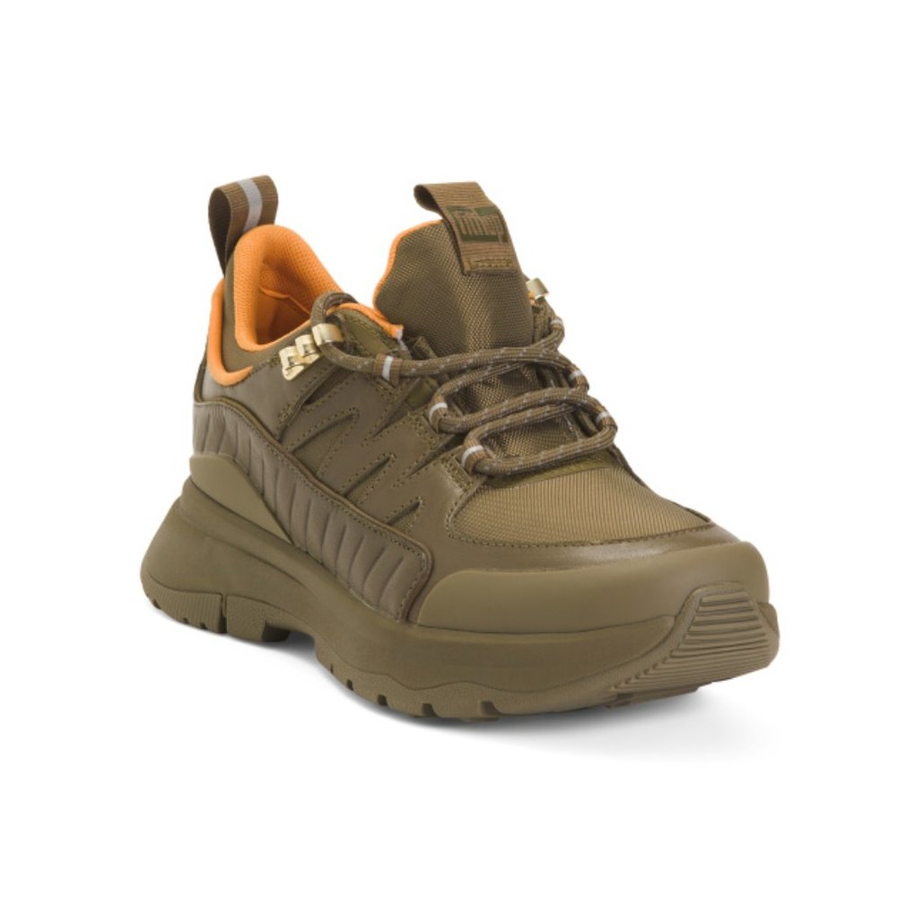 FITFLOP Mossy Leather Outdoor Trainers
